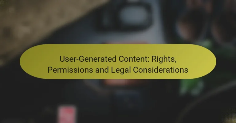 User-Generated Content: Rights, Permissions and Legal Considerations