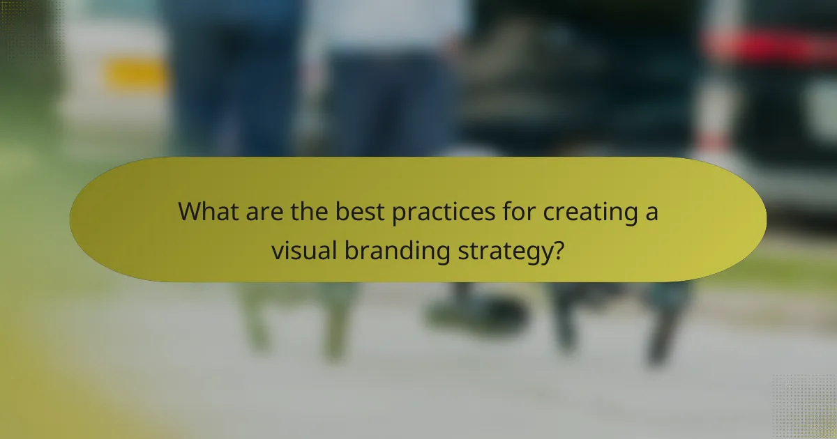What are the best practices for creating a visual branding strategy?
